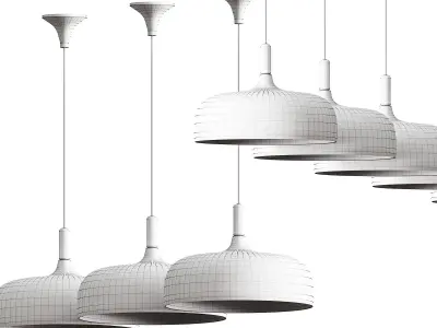 Northern Lighting Acorn Pendant 3D model
