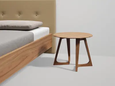 Twist Night Round Table 3D model