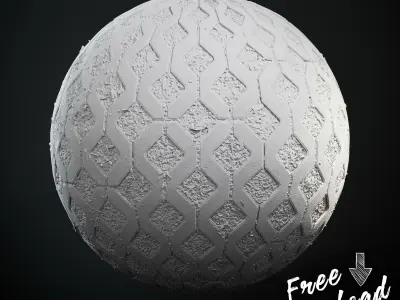 FREE Scanned Parking Grid  PBR Textures Seamless Texture