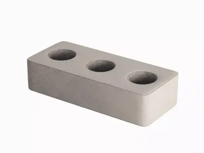 Concrete Brick B 05 Low-poly 3D model