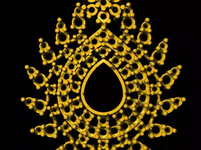  Tops earrings   3D print model