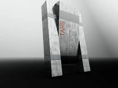 TARS - Interstellar Low-poly 3D model