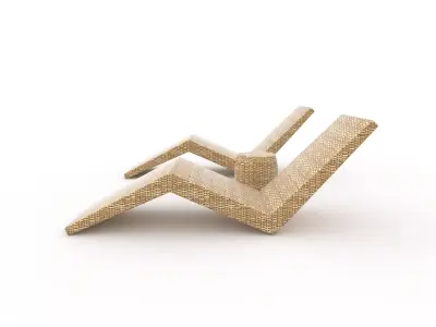 Sun Lounger 02 3D model