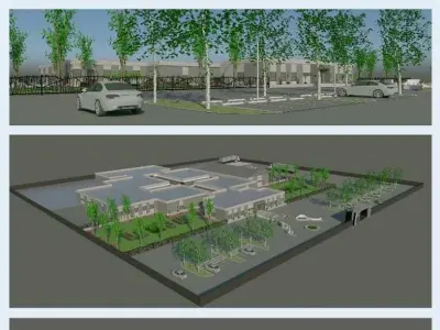 Pharmaceutical industry full project 3D model