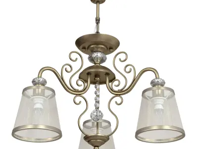 Ceiling chandelier Driana FR2405-PL-03-BZ 3D model