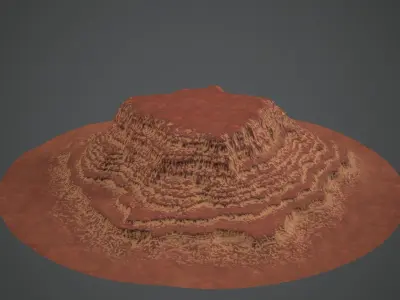 CANYON ROCK 2 PBR Lowpoly Low-poly 3D model