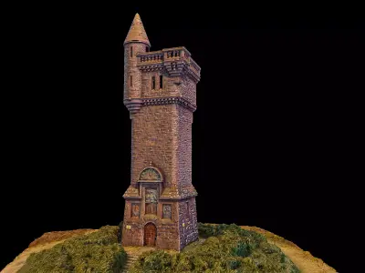 Airlie Monument Scotland 3D model