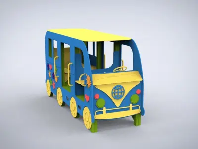 Playground for kids 3D model order