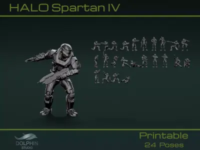 Halo Spartan IV 3D model