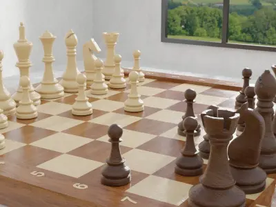 CHESSBOARD HIGH QUALITY 3D model