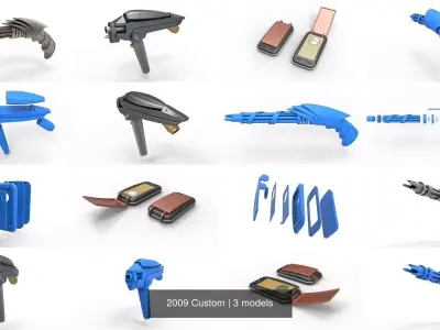 2009 Custom 3D Model Pack