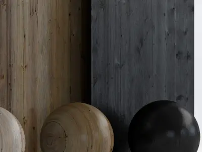 Wood 11 with 3 materials Texture