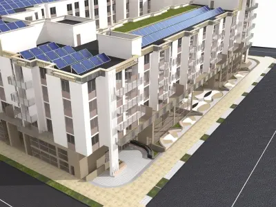 Housing Complex 3D model
