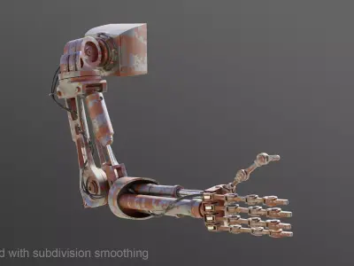 Robotic Arm 3D model 12