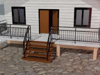 House Indonesia Low-poly 3D model