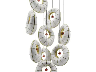 Crystal Chandelier Collection 005 3D model