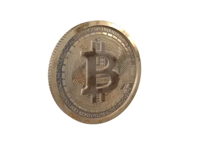Bitcoin v7 002 Low-poly 3D model