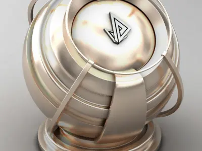 VRAY SHADER---METAL---Electrum 50 Texture