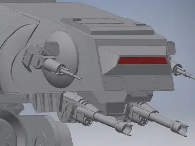 Ultra Realistic Star Wars AT-AT Model 3D print model