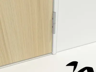 Japanese Door HIKIDO KATABIRAKI 3D model