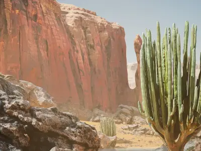 Unreal Desert  3D model