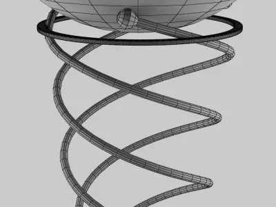 Floor Lamp A003 3D model