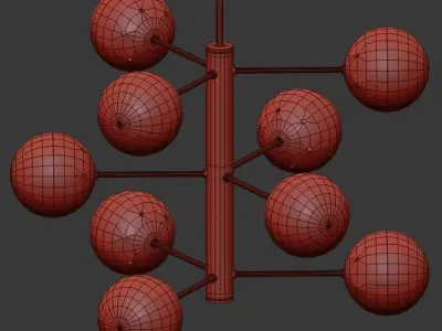 Italian Globe Cascading 3D model