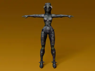 Alien 3D model 20