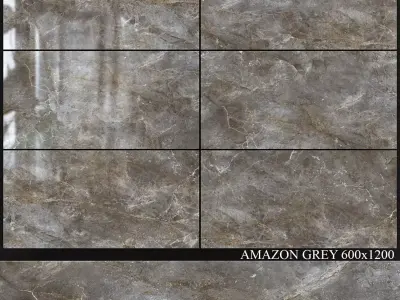 Yurtbay Seramik Amazon Grey 600x1200 3D model