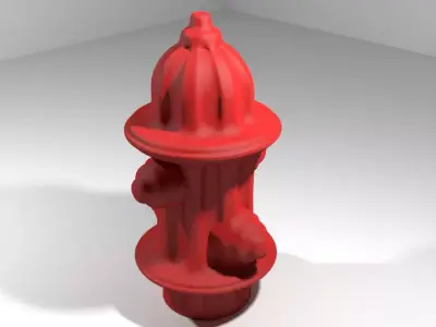 Fire Hydrant - Type 2 3D model