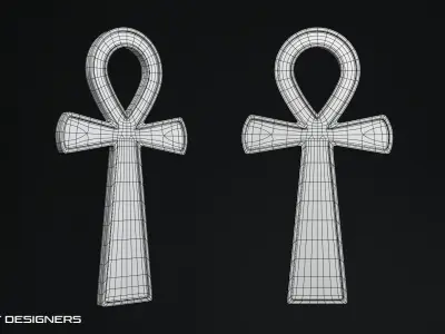 Ankh Egyptian Symbol Of Life 3D model