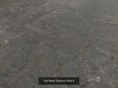 Road textures Collection 1 3D Model Pack