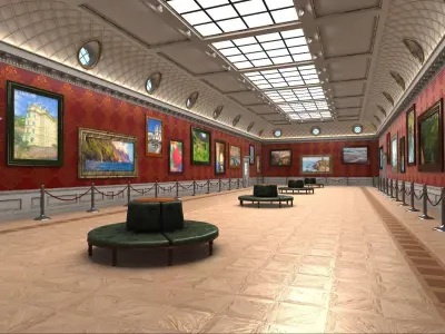 Art Gallery Expo 3D model