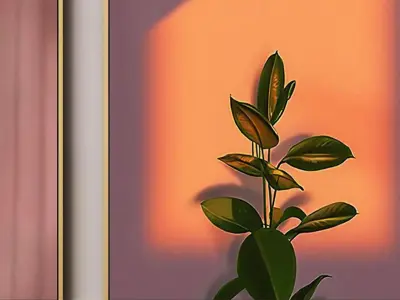 s decorative Modern painting 3D model