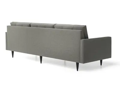Petrie 3 Seater Sofa 3D model