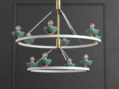 Roseland Ceiling Fixture 3D model