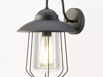 Chesworth Exterior Wall Light 3D model