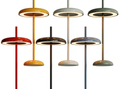 NEXIA Porte Table Lamp in 6 colors 3D model