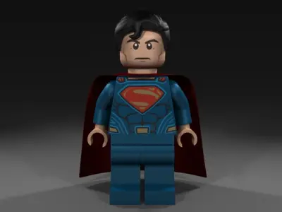LEGO Superman Batman v Superman 3D model