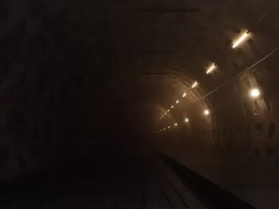 subway tunnel 3D model