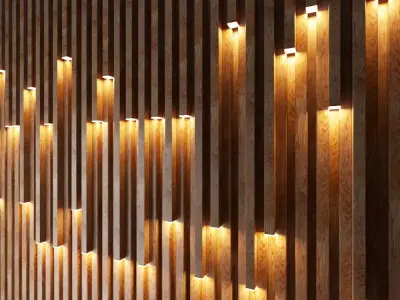 wall decorative light 2 3D model