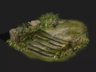 Game Model - Kashayana Trail Forest Hill Road 3D model