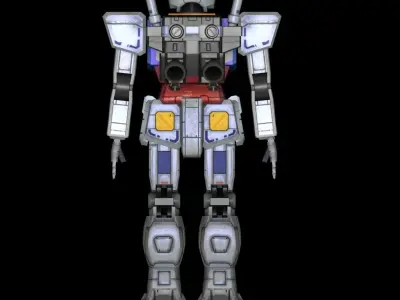 Gundam RX-78-2 Fanmade 3D model