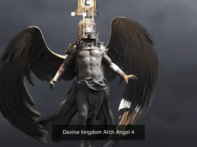 Devine Kingdom Fallen Angel collection 1 3D Model Pack