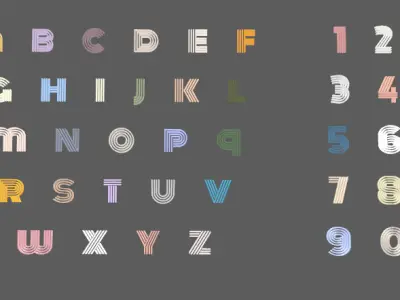 Personalized special letters Low-poly 3D model