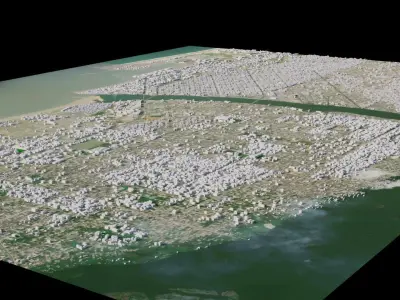 Cotonou - Benin 3D model