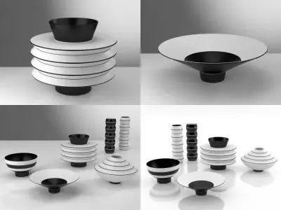 Vases  Bowls 3D model