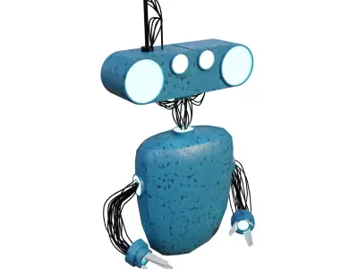 Robot Low-poly 3D model