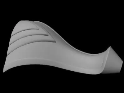 leg High quality 3d models for processing on a cnc machine  3D model 3