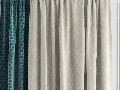 Curtain Set 32 3D model